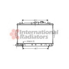 82002088 VAN WEZEL Радиатор, охлаждение двигателя