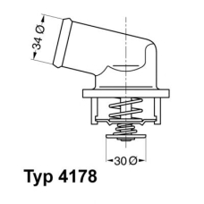 4178.92D WAHLER Термостат, охлаждающая жидкость