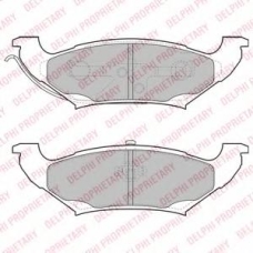 LP2085 DELPHI Комплект тормозных колодок, дисковый тормоз