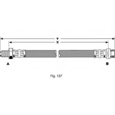 PHB257 TRW Тормозной шланг