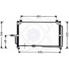 30D0019 ELECTRO AUTO Конденсатор, кондиционер