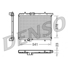 DRM21031 DENSO Радиатор, охлаждение двигателя