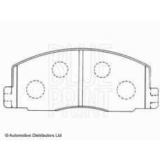 ADT34223 BLUE PRINT Комплект тормозных колодок, дисковый тормоз