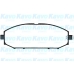BP-6538 KAVO PARTS Комплект тормозных колодок, дисковый тормоз