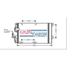 0620011 KUHLER SCHNEIDER Конденсатор, кондиционер