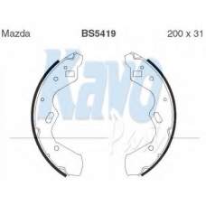 BS-5419 KAVO PARTS Комплект тормозных колодок