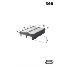 LFAF400 LUCAS FILTERS Воздушный фильтр