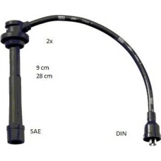 ZEF1636 BERU Комплект проводов зажигания