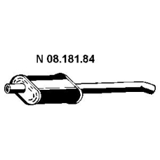 08.181.84 EBERSPACHER Глушитель выхлопных газов конечный