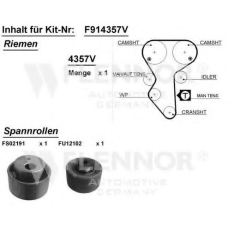 F904315 FLENNOR Комплект ремня грм