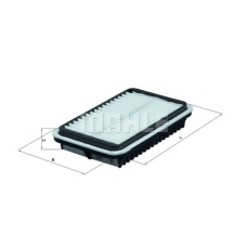 LX 1588 KNECHT Воздушный фильтр