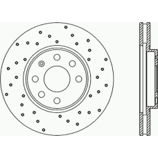 BDRS1880.25 OPEN PARTS Тормозной диск