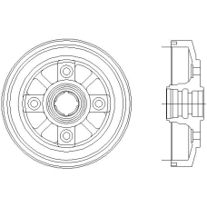 MBD228 MINTEX Тормозной барабан