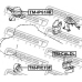 TM-PIC10F FEBEST Подвеска, двигатель
