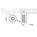 AP1152 TREVI AUTOMOTIVE Механизм свободного хода генератора