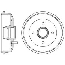 VBD668 MOTAQUIP Тормозной барабан