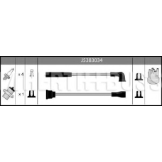 J5383034 NIPPARTS Ккомплект проводов зажигания