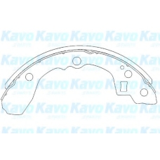 KBS-4403 KAVO PARTS Комплект тормозных колодок