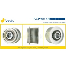 SCP90143.0 SANDO Ременный шкив, генератор