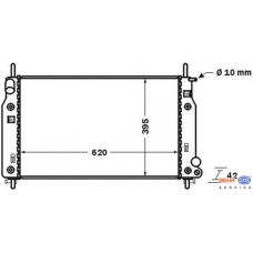 8MK 376 724-541 HELLA Радиатор, охлаждение двигателя