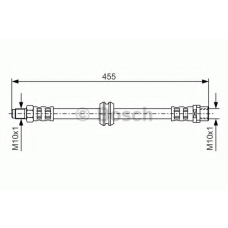 1 987 476 444 BOSCH Тормозной шланг