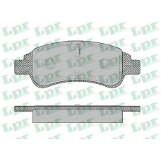 05P1327 LPR Комплект тормозных колодок, дисковый тормоз