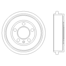 MBD247 MINTEX Тормозной барабан