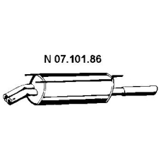 07.101.86 EBERSPACHER Глушитель выхлопных газов конечный