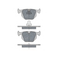 SP 271 PR SCT Комплект тормозных колодок, дисковый тормоз