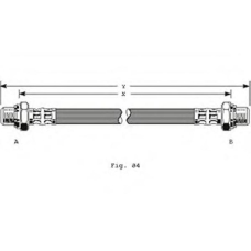 PHC237 TRW Тормозной шланг