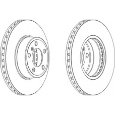 DDF1243C FERODO Тормозной диск
