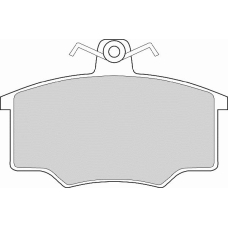 FD267N NECTO Комплект тормозных колодок, дисковый тормоз
