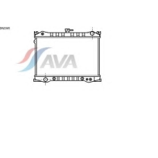 DN2065 AVA Радиатор, охлаждение двигателя