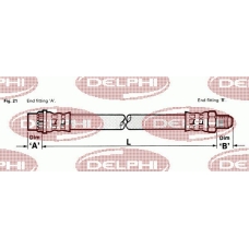 LH6016 DELPHI Тормозной шланг