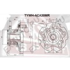TYWH-ACA30MR ASVA Ступица колеса