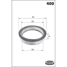 EL3965 MECAFILTER Воздушный фильтр