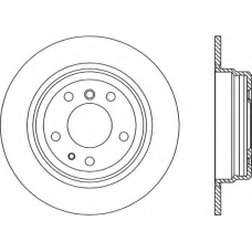 BDR1086.10 OPEN PARTS Тормозной диск