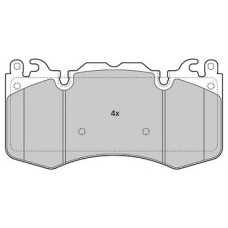 FBP-1839 FREMAX Комплект тормозных колодок, дисковый тормоз