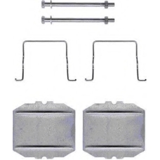 8DZ 355 202-191 HELLA PAGID Комплектующие, колодки дискового тормоза