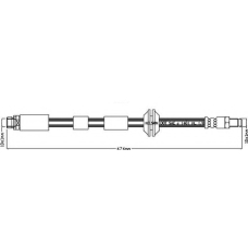 4552 REMKAFLEX Тормозной шланг