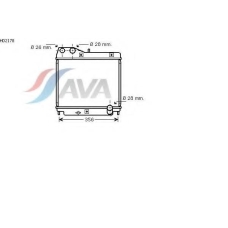 HD2178 AVA Радиатор, охлаждение двигателя