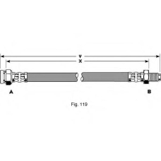 PHB290 TRW Тормозной шланг