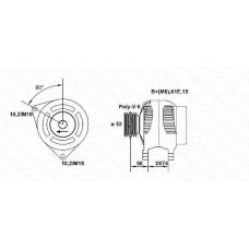 943355040010 MAGNETI MARELLI Генератор