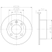 MDC350 MINTEX Тормозной диск