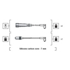 941318111157 MAGNETI MARELLI Комплект проводов зажигания