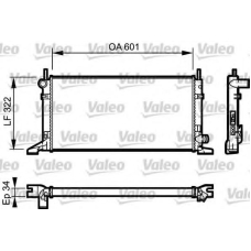 731594 VALEO Радиатор, охлаждение двигателя
