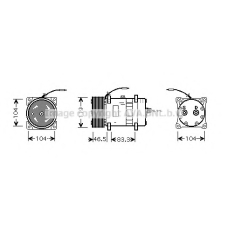 UVAK123 AVA Компрессор, кондиционер