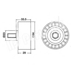 ITB-6W01 IPS Parts Устройство для натяжения ремня, ремень грм