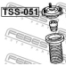 TSS-051 FEBEST Подвеска, амортизатор