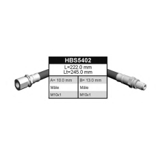 HBS5402 QUINTON HAZELL Тормозной шланг